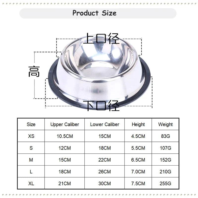 Tigela Inox Para Animais De Estimação - Minha loja