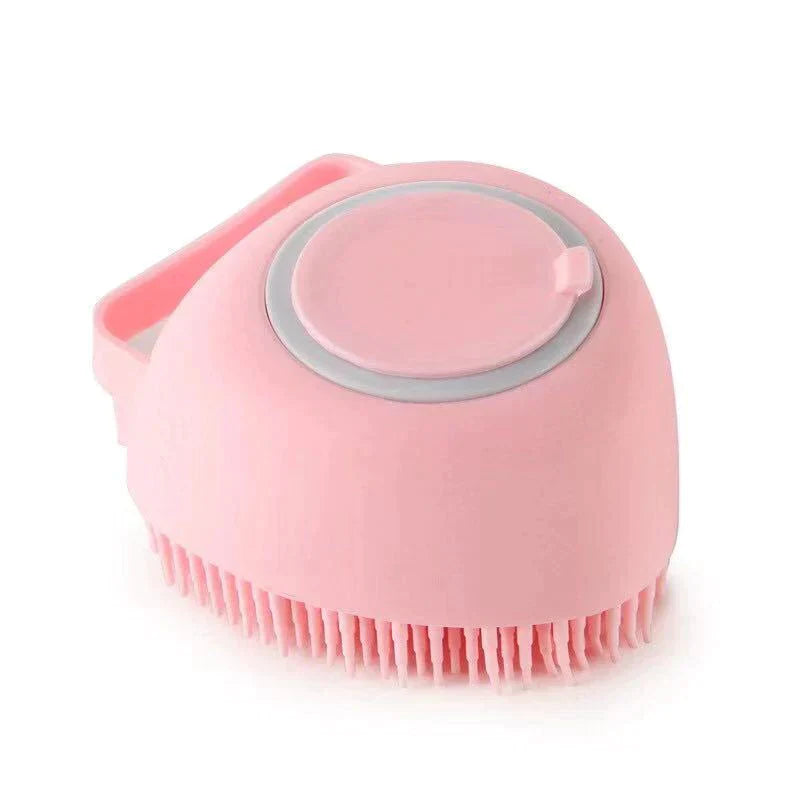 Escova de silicone com dispenser - para pets - Minha loja