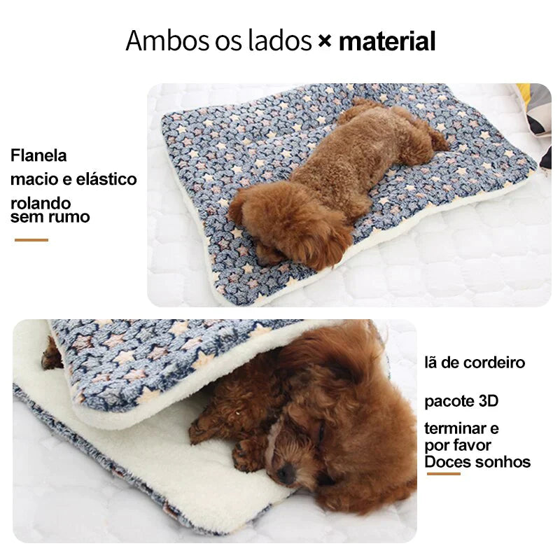 Cobertor peludo - serve como caminha para seu pet - Minha loja